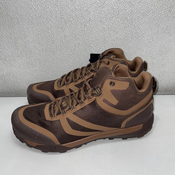 5.11 Tactical A/T Mid Boots Men’s 12 Dark Brown - Picture 6 of 9